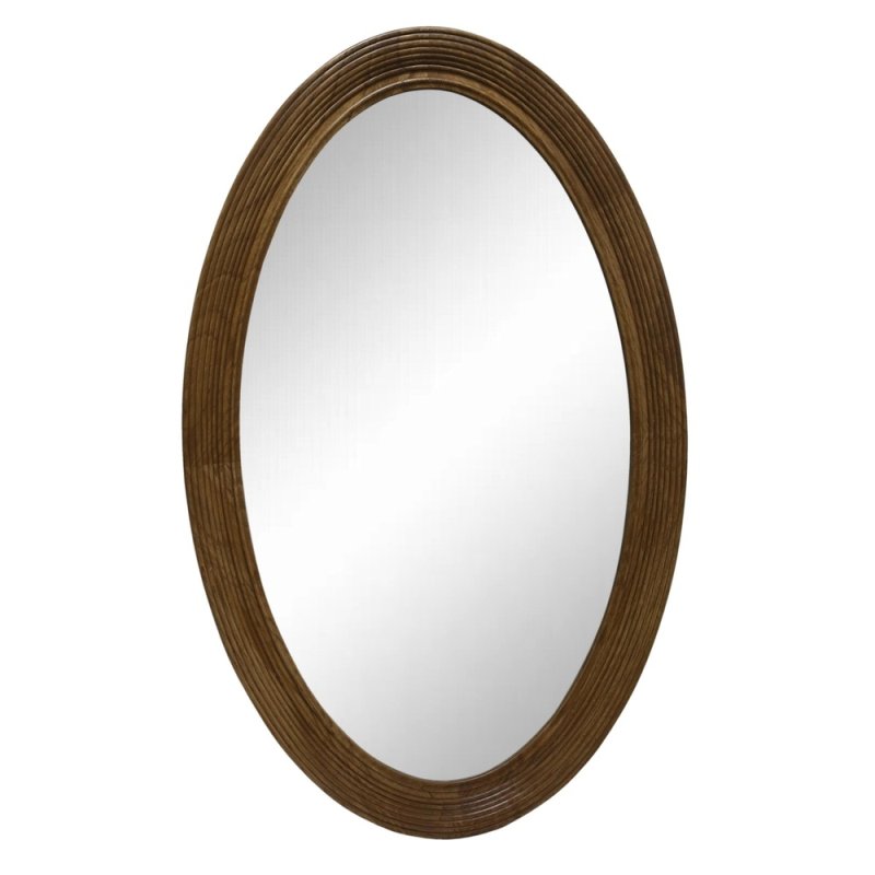 Mindy Brownes Osian Oval Wall Mirror Wooden