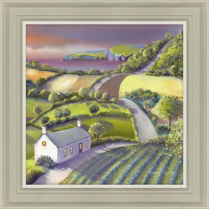 Artko Catch the Light Detail I 50cm x 50cm Picture By Catherine J. Stephenson Taupe Frame