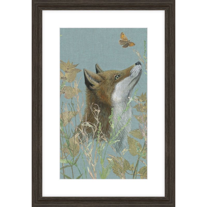 Artko As The Day Gives Way Fox 45cm x 65cm Picture By Jade Taylor Wooden Frame