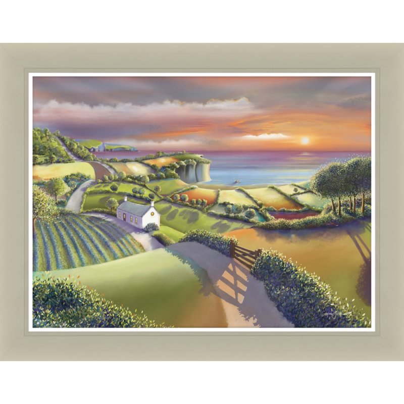 Artko Catch the Light 93cm x 73cm Picture By Catherine J. Stephenson Taupe Frame