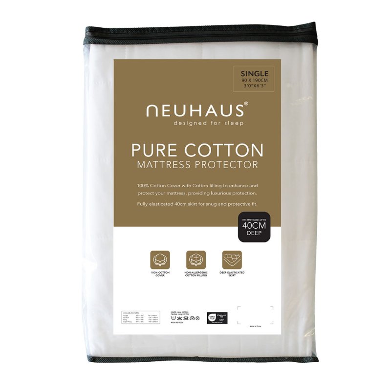 Neuhaus Pure Cotton Double Mattress Protector