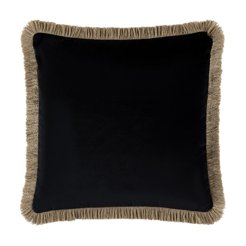 SCATTER BOX Elodie Cushion 43cm x 43cm Black Front