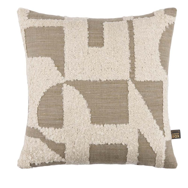 SCATTER BOX Lila Cushion 43cm x 43cm Cream Front