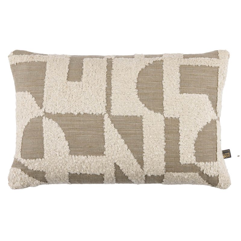 SCATTER BOX Lila Cushion 60cm x 40cm Cream Front