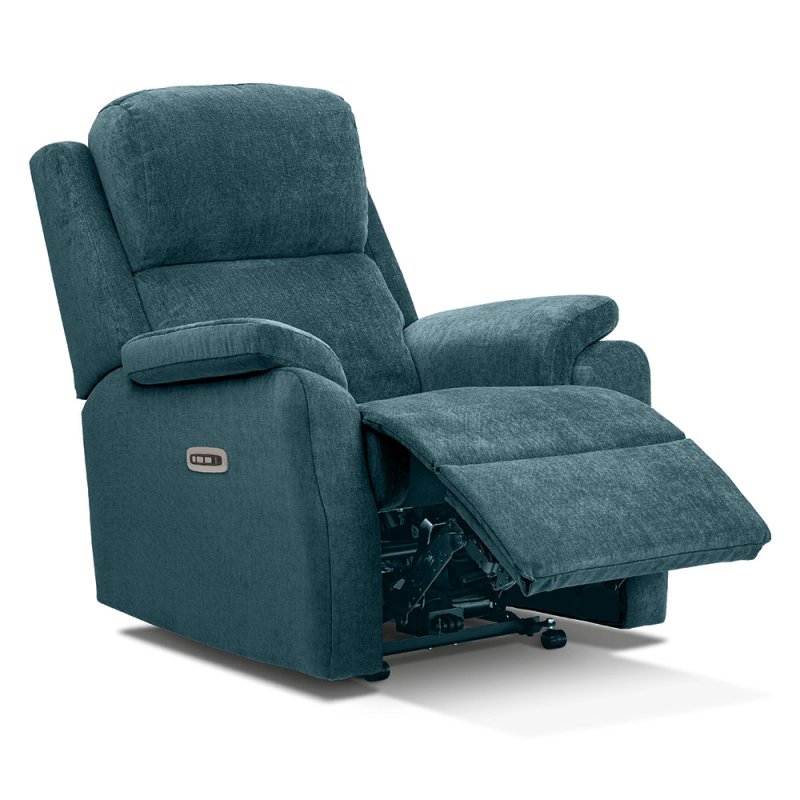 Dakota Cloud Triple Motor Electric Reclining Armchair with Head & Lumbar Adj Standard Fabric