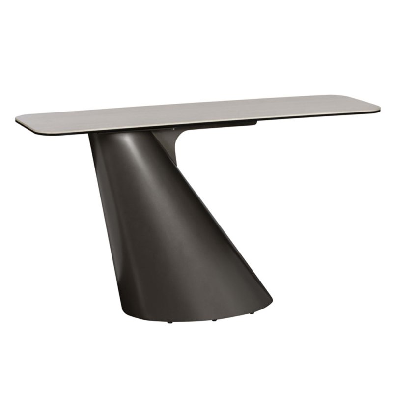 Granada Console Table White Ceramic Top