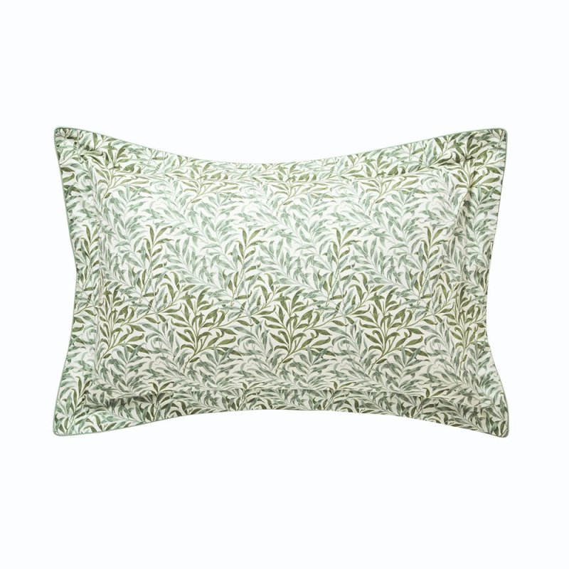 Morris & Co Willow Boughs Reversible Double Duvet Cover Set Sage Pillow