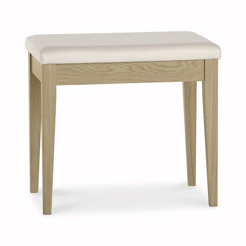 Rimini Bedroom Stool Aged Oak & Weathered Oak