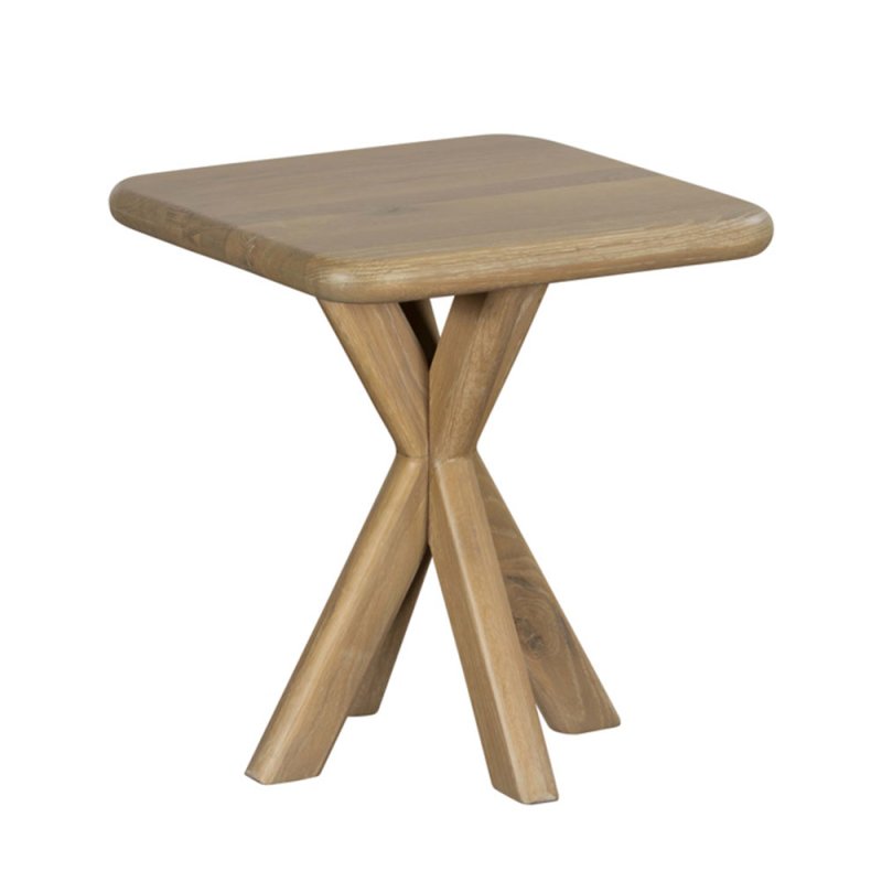 Tenby Side/Lamp Table Rustic Oak