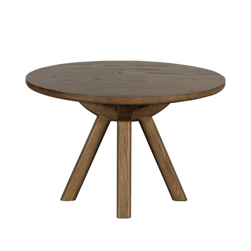 Austin Round Coffee Table White Oak