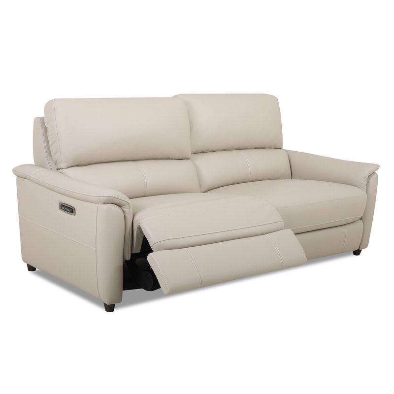 Ladina Electric Reclining 3 Seater Sofa With Adjustable Lumbar & Headrest Fabric