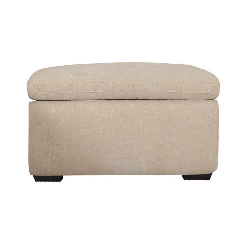 Valais Rectangular Storage Footstool Fabric