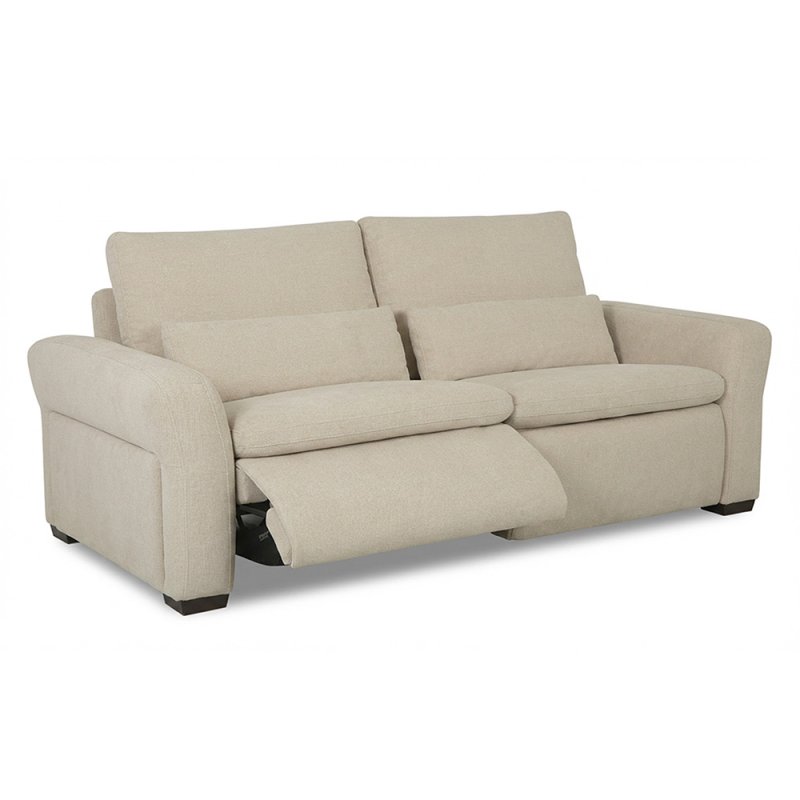 Valais Electric Reclining 2 Seater Sofa Fabric