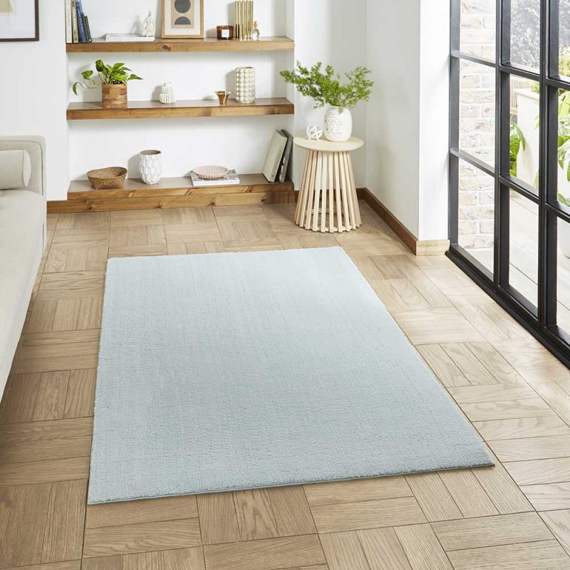 Bay Rug 60cm x 120cm Light Blue Lifestyle