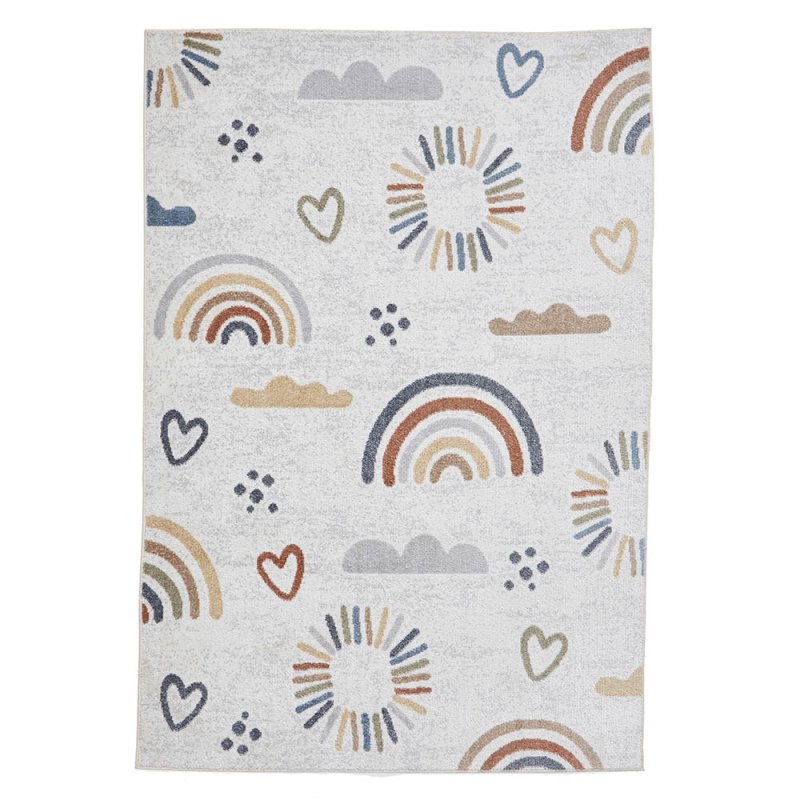 Vida Kids Rug 80cm x 150cm Rainbow Sun