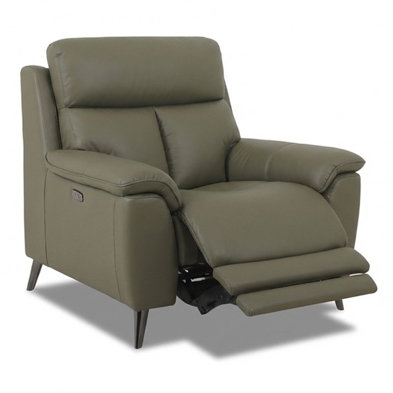 Caracu Electric Reclining Armchair With USB Port Leather Category 30 NP