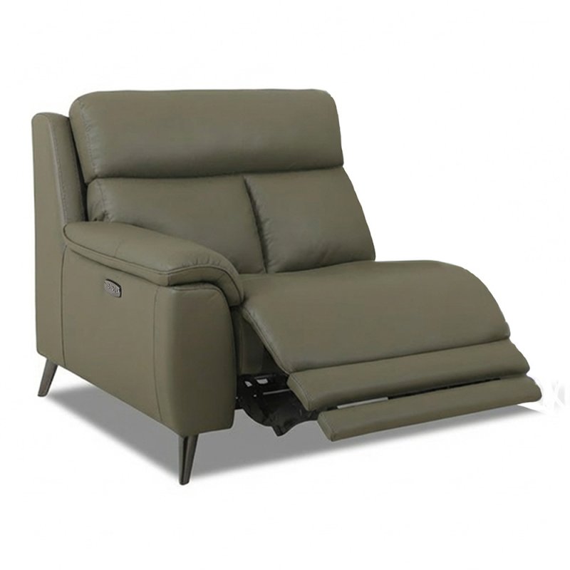 Caracu Modular 1.5 Seater Electric Recliner Arm LHF With USB Port Leather Category 30 NP