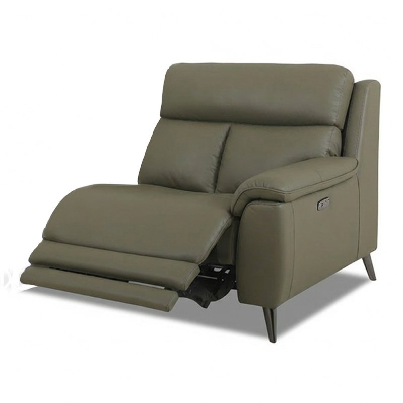 Caracu Modular 1.5 Seater Electric Recliner Arm RHF With USB Port Leather Category 30 NP
