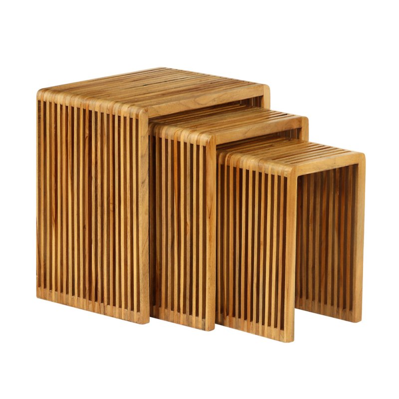 Bay Nest Of Tables Teak (Set of 3)