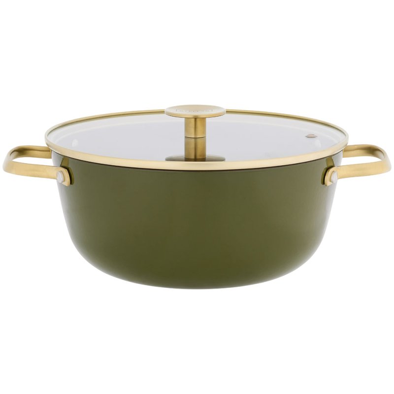 Stellar Cast Light 24cm Casserole Olive
