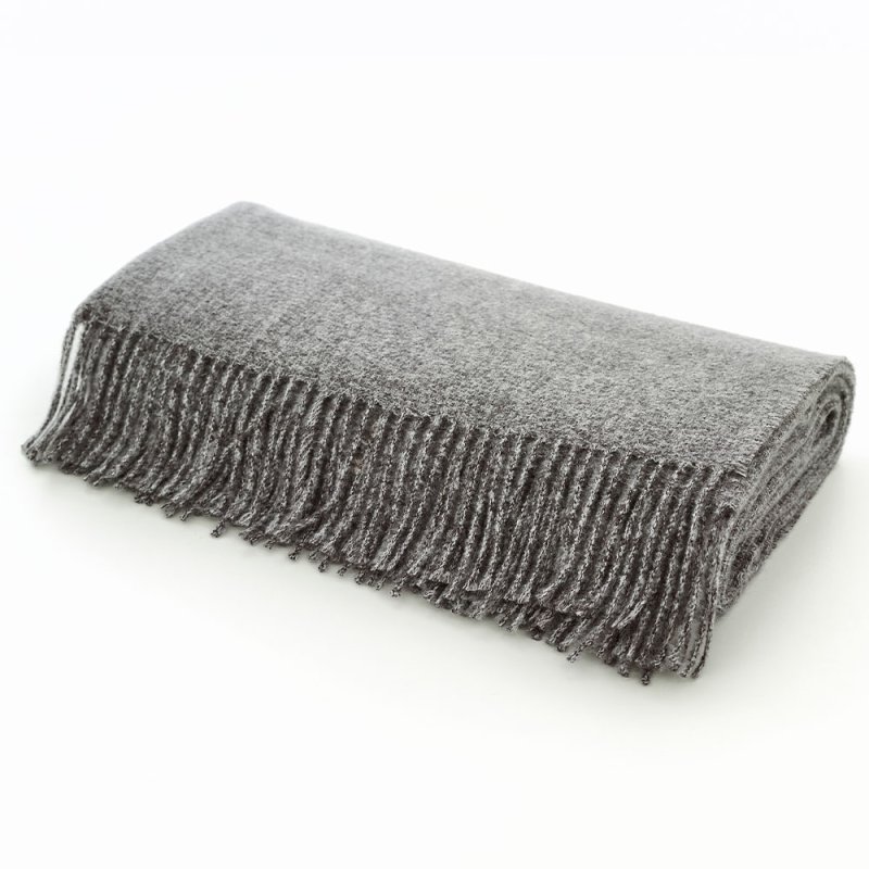 The Lyndon Company Arthington Jacquard Throw 130cm x180cm Grey