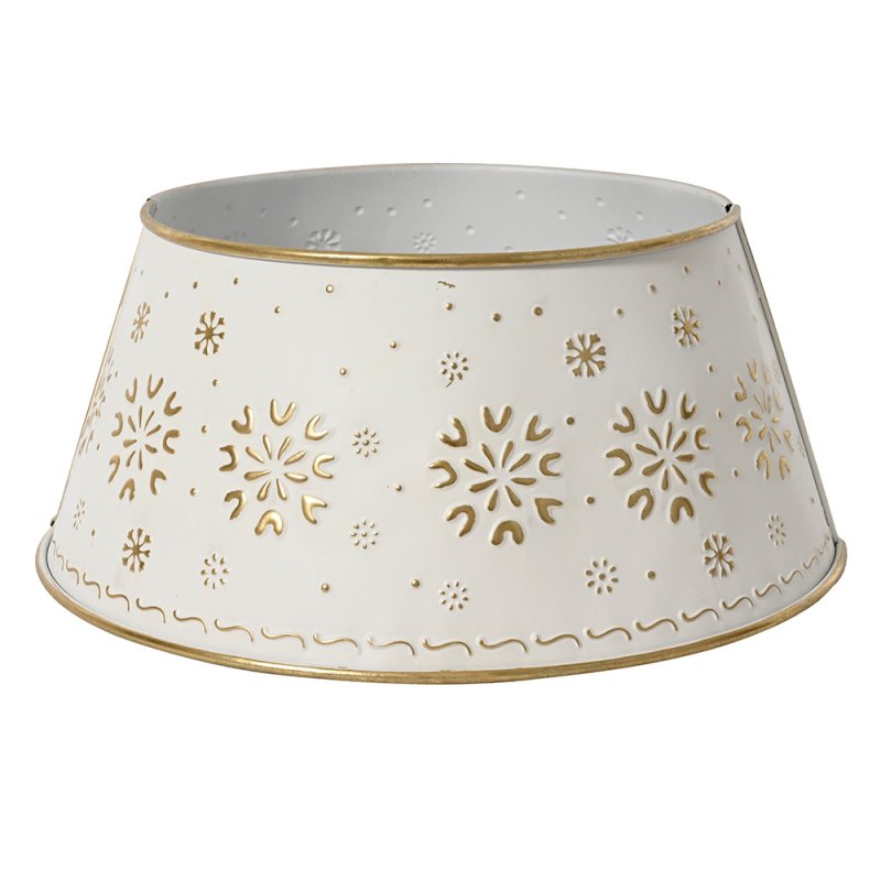 Tree Ring White With Gold Design 70cm
