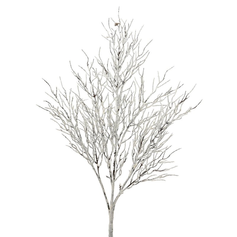 Snow Branch Spray White 110cm