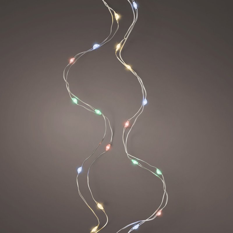 Micro LED String Lights Multicoloured 95cm