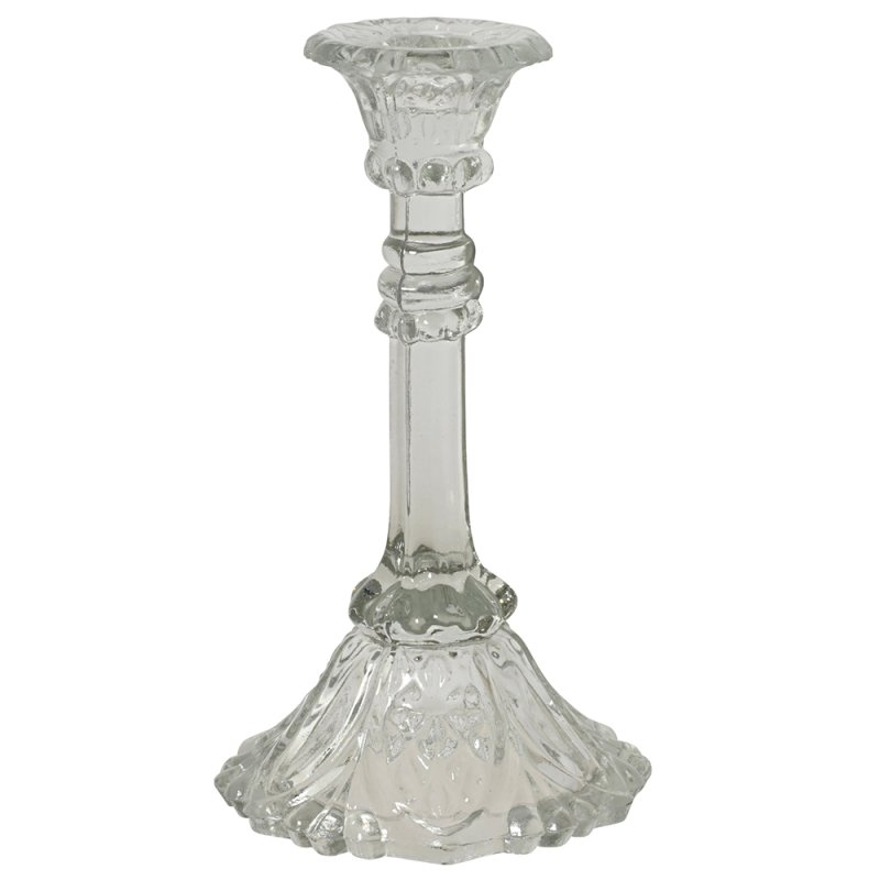 Candleholder Glass 19cm