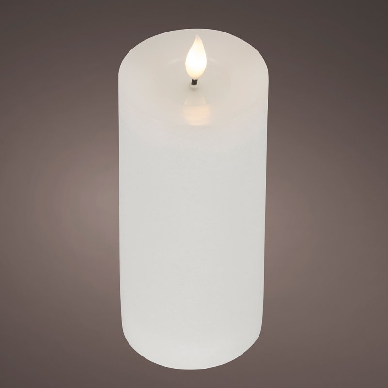 LED Realistic Candle White 20cm