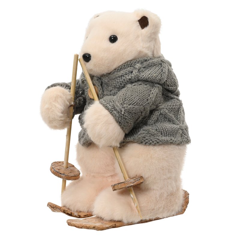 Polar Bear On Skis 23cm