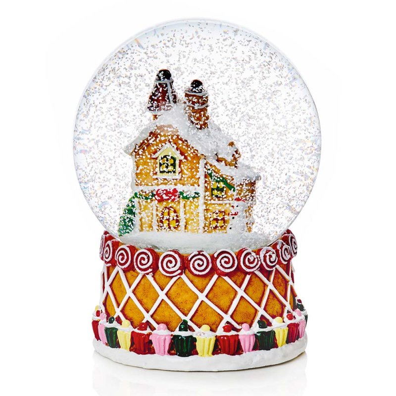Gingerbread House Globe 39cm