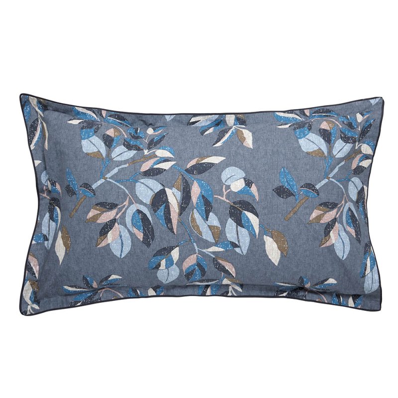 Bedeck Of Belfast Albany Pillowcase Pair Denim Blue