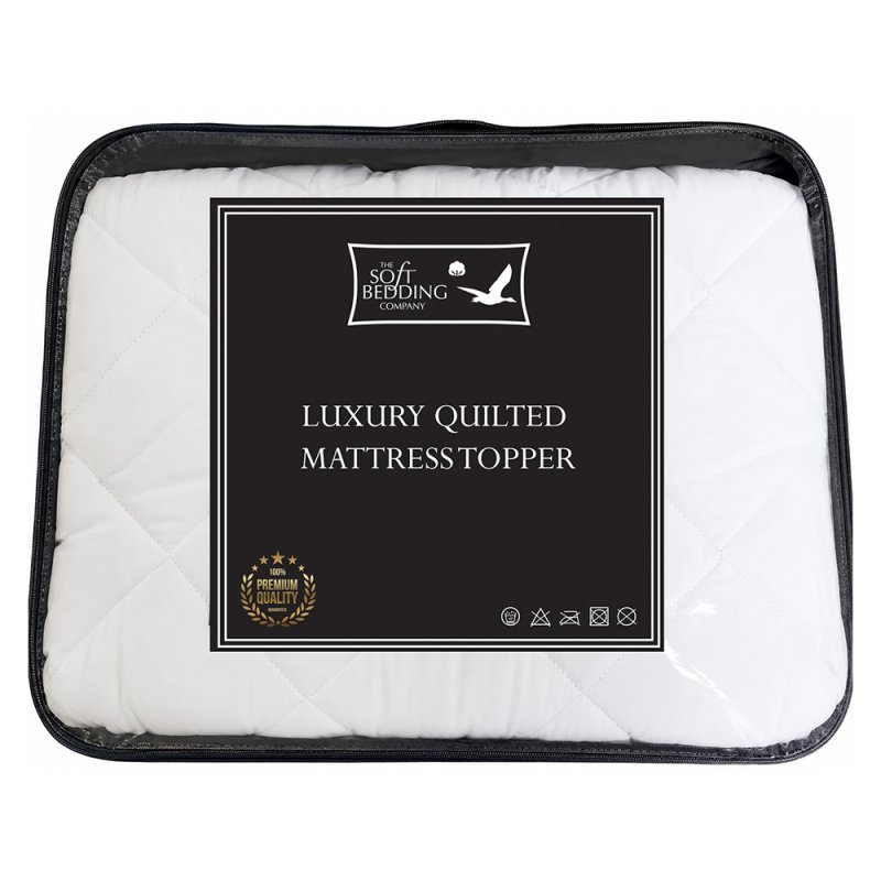 The Soft Bedding Company Luxury Quilted Single Mattress Topper
