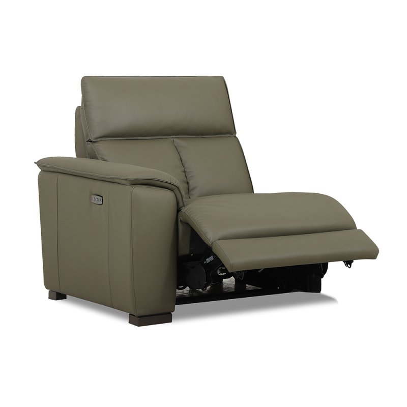 Tuscany Modular Electric Reclining 1 Seater Arm LHF With USB Leather Category 20 BX & NW