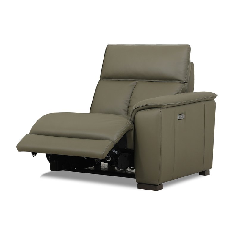 Tuscany Modular Electric Reclining 1 Seater Arm RHF With USB Leather Category 20 BX & NW