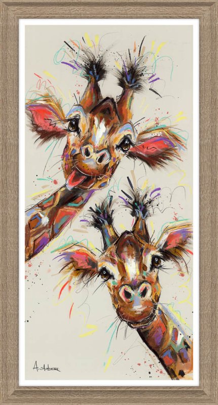 Gill & Gerry 35cm x 65cm Picture By Ashley Saunders Wooden Frame