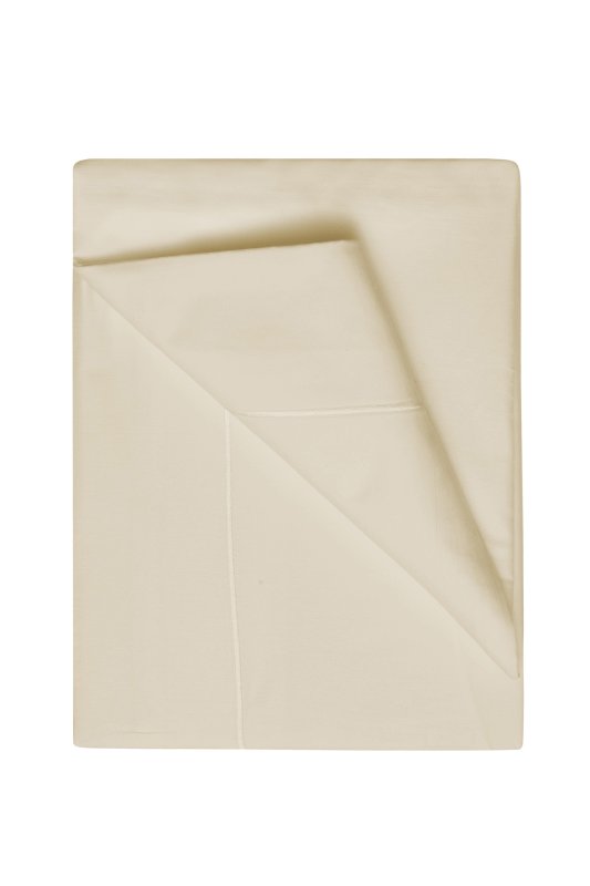 Belledorm 400 Thread Count Egyptain Cotton Single Flat Sheet Cream