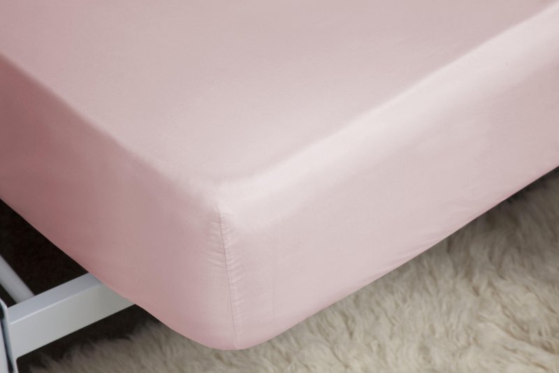 Belledorm 400 Thread Count Egyptian Cotton Single Fitted Sheet (12") Blush