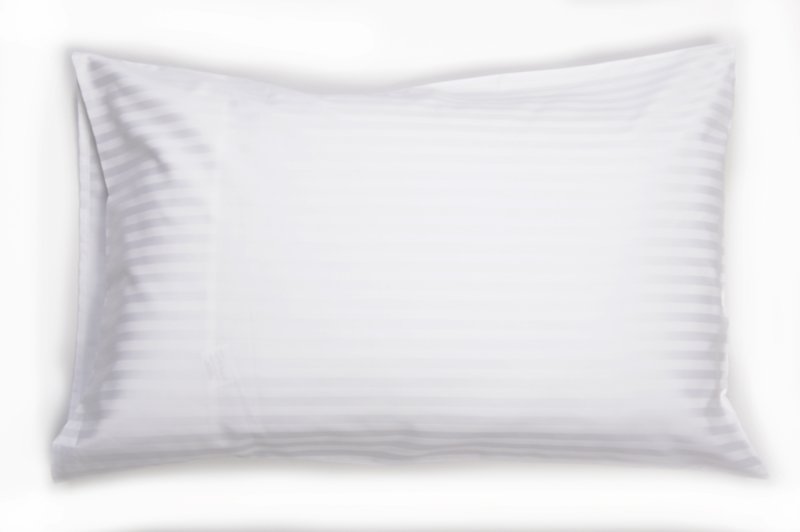 Belledorm Hotel Stripe Pillowcase White
