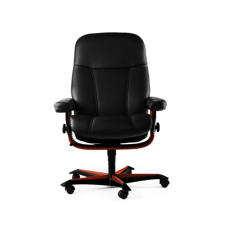 Stressless Consul Office Swivel Chair Paloma Leather