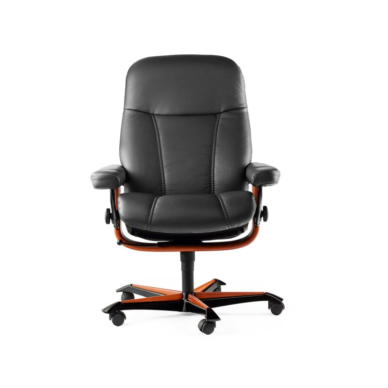 Stressless Consul Office Swivel Chair Cori Leather 