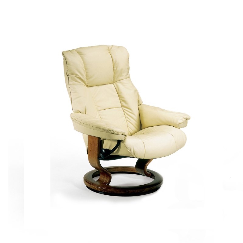 Stressless Mayfair Small Chair With Classic Base Batick Leather