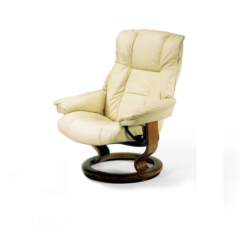 Stressless Mayfair Small Chair With Classic Base Noblesse Leather