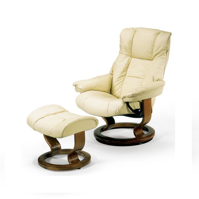 Stressless Mayfair Small Chair With, Cream Leather Chairs Argos