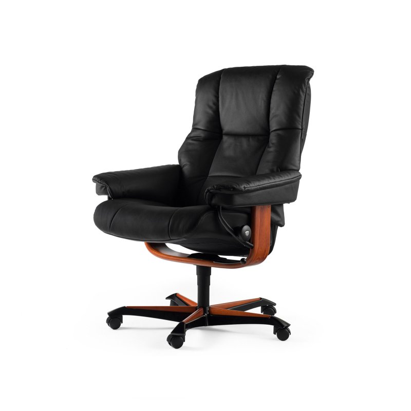 Stressless Mayfair Office Swivel Chair Paloma Leather