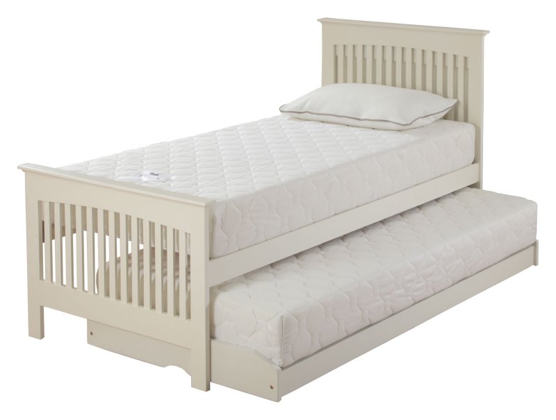 Juno White Painted Single (90cm) Guest Bed