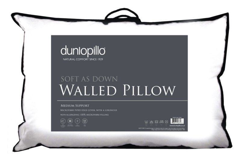 Dunlopillo ‘’Soft as Down’’ Walled Pillow