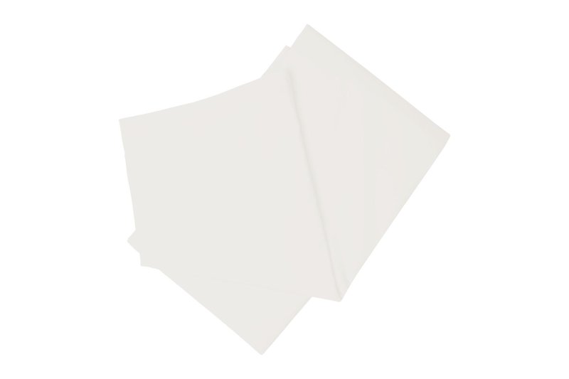 Brushed Cotton Single Flat Sheet White