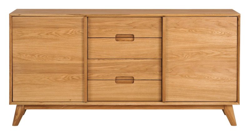 Bjorn Oak Wide Sideboard